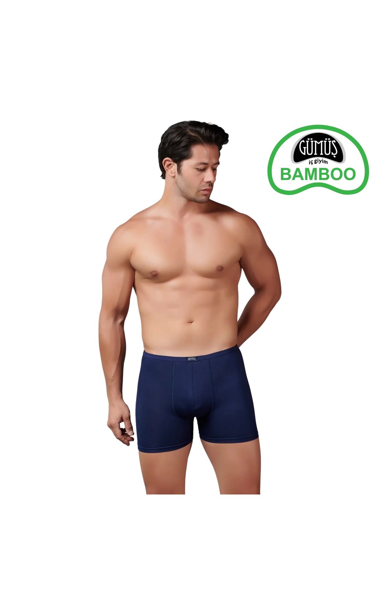 GÜMÜŞ MARKA 12Lİ BAMBU BOXER