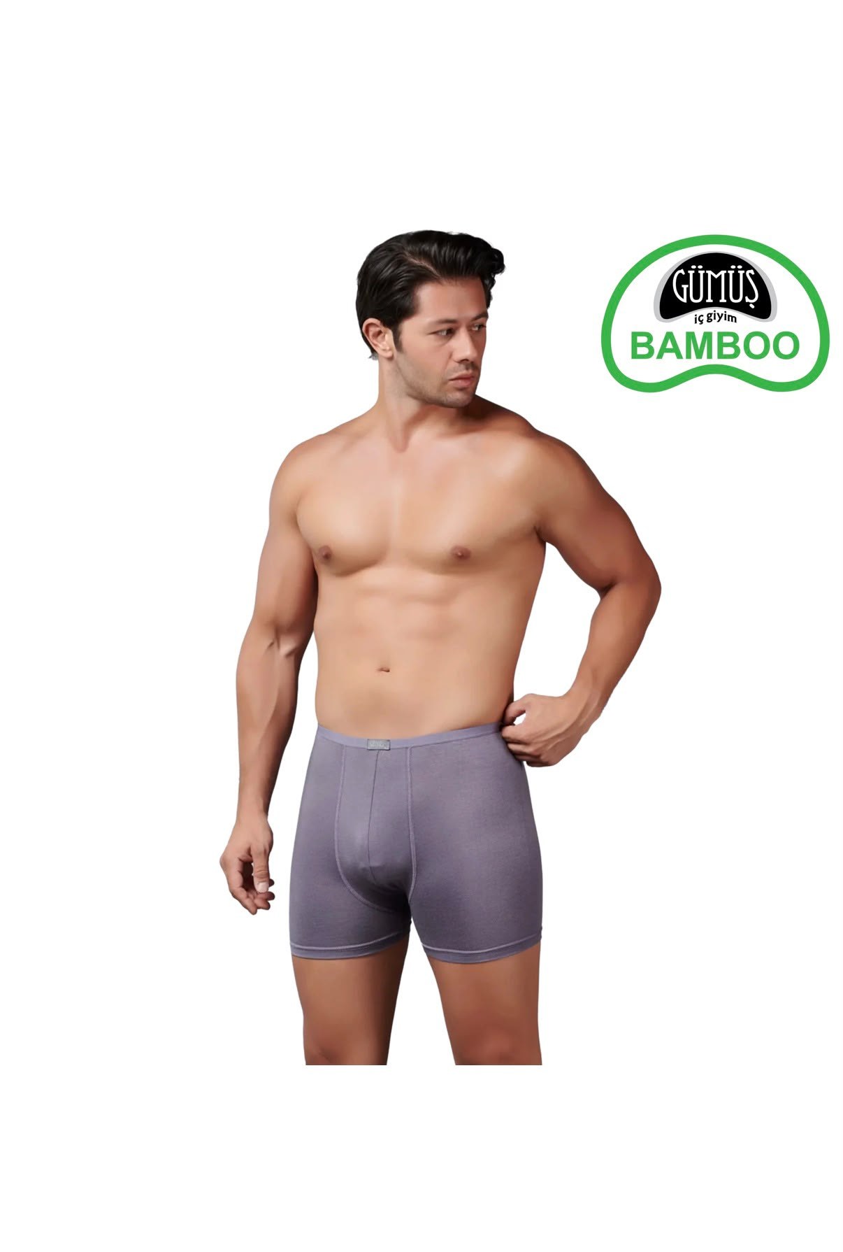 GÜMÜŞ MARKA 12Lİ BAMBU BOXER