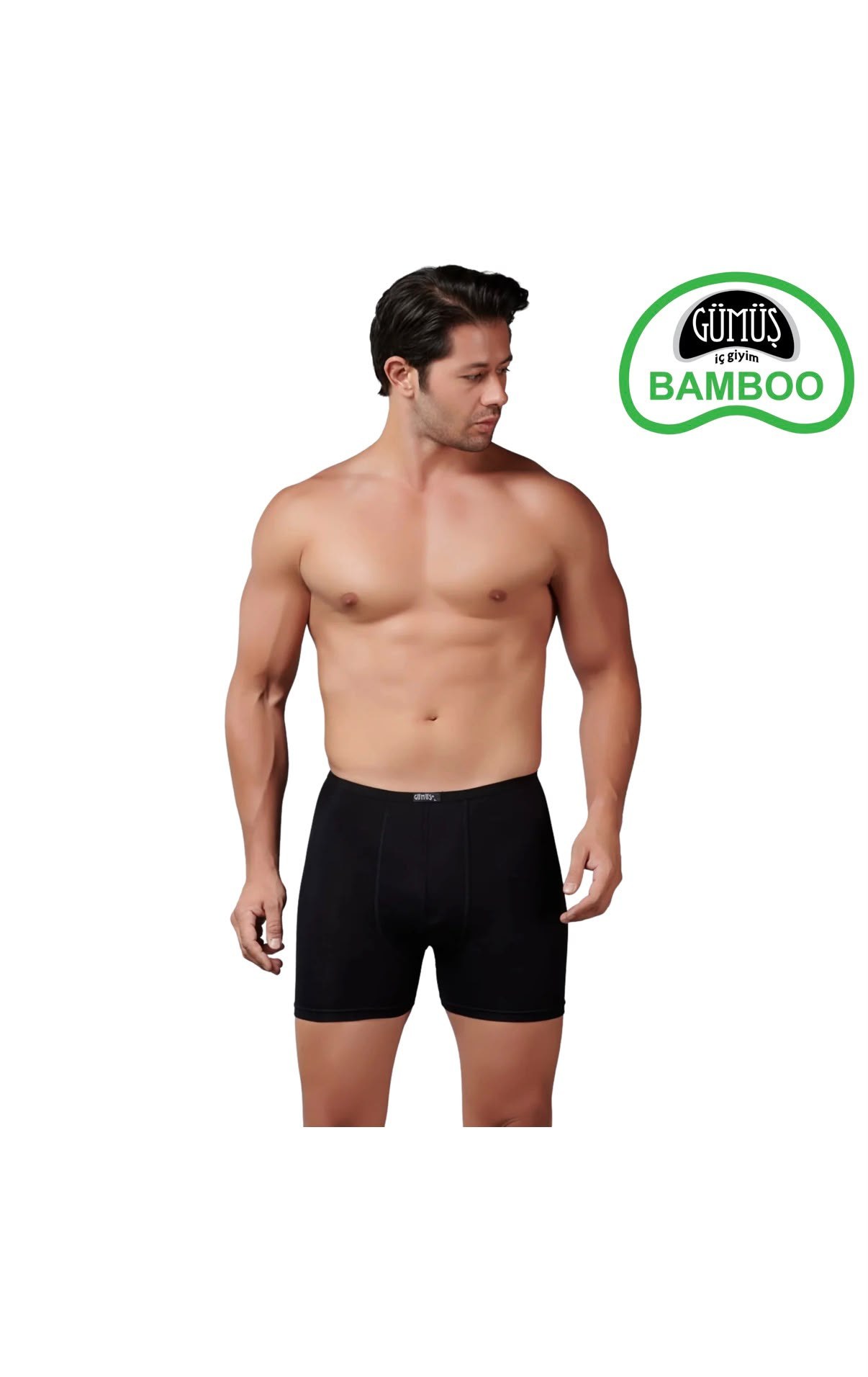 GÜMÜŞ MARKA 12Lİ BAMBU BOXER
