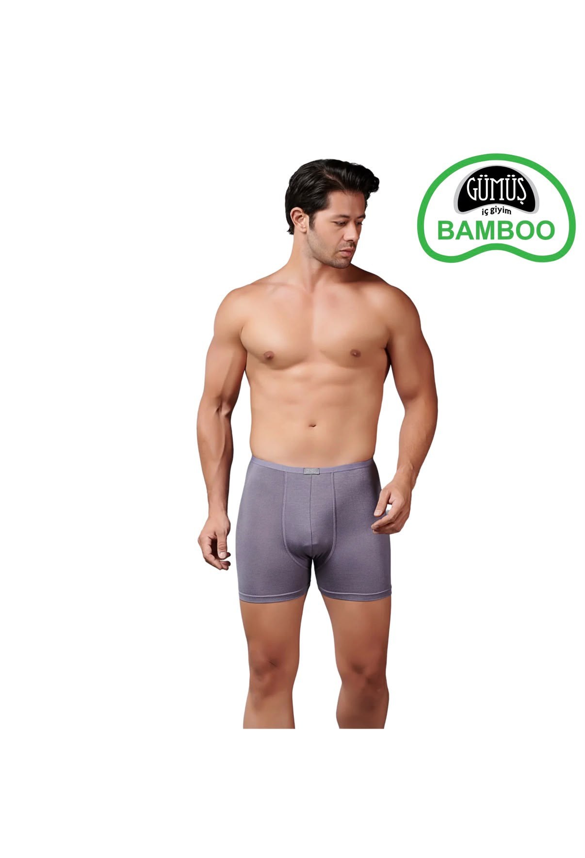 GÜMÜŞ MARKA 12Lİ BAMBU BOXER