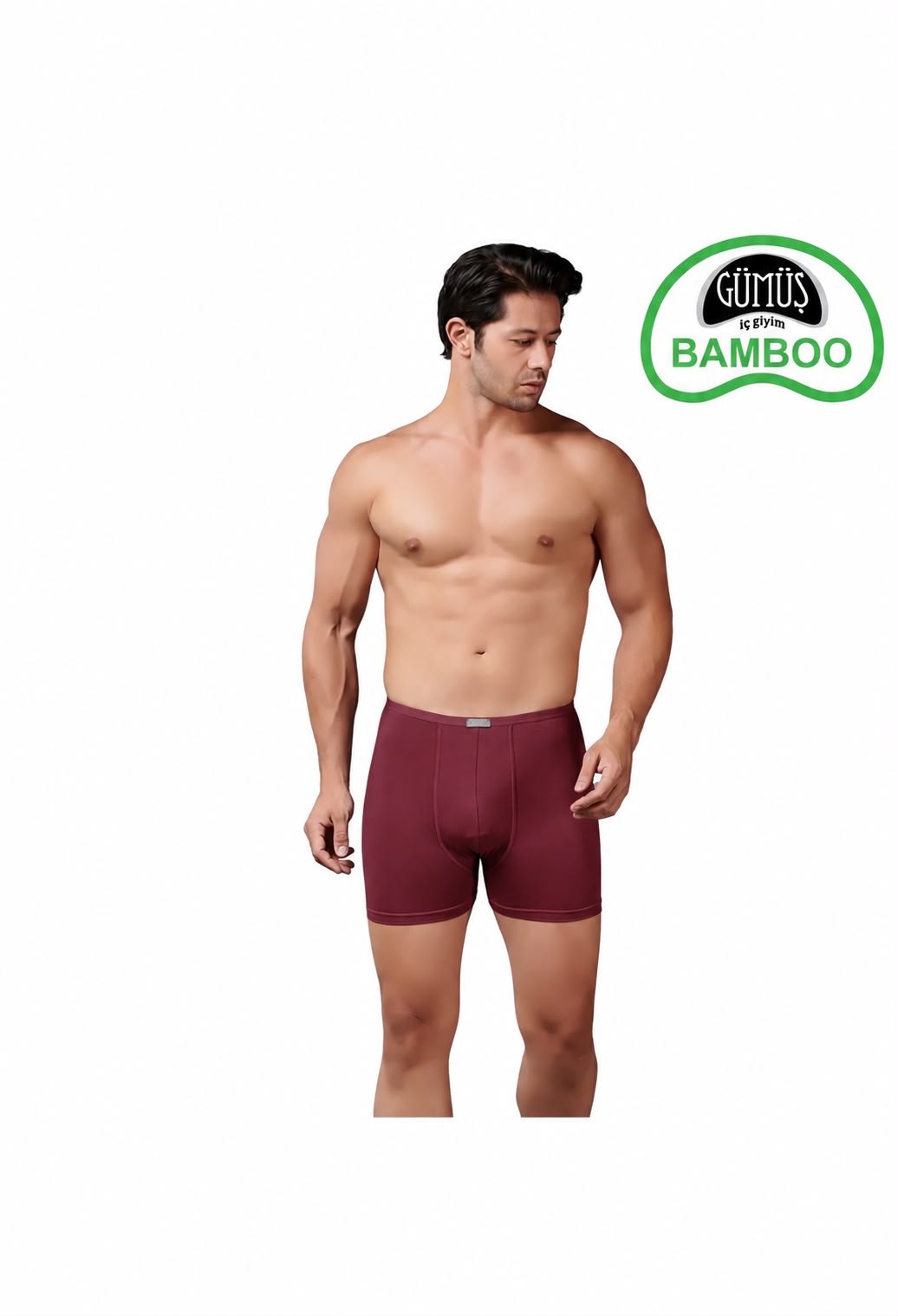 GÜMÜŞ MARKA 12Lİ BAMBU BOXER