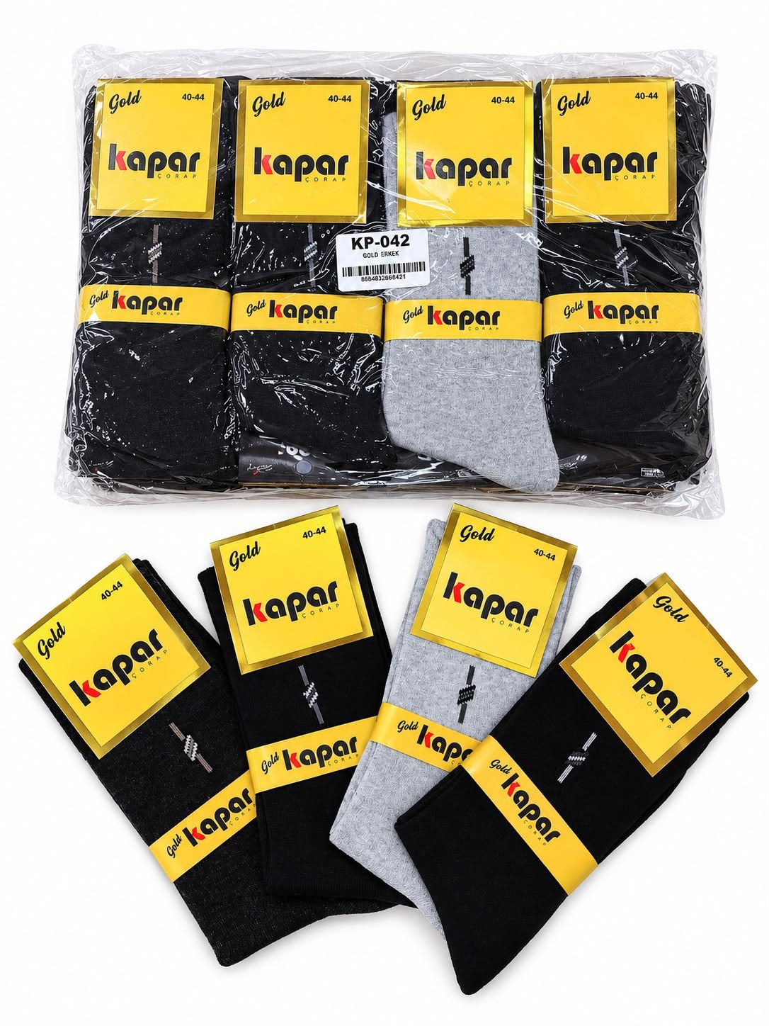 KAPAR 042 KOD ERKEK 12Lİ UZUN ÇORAP