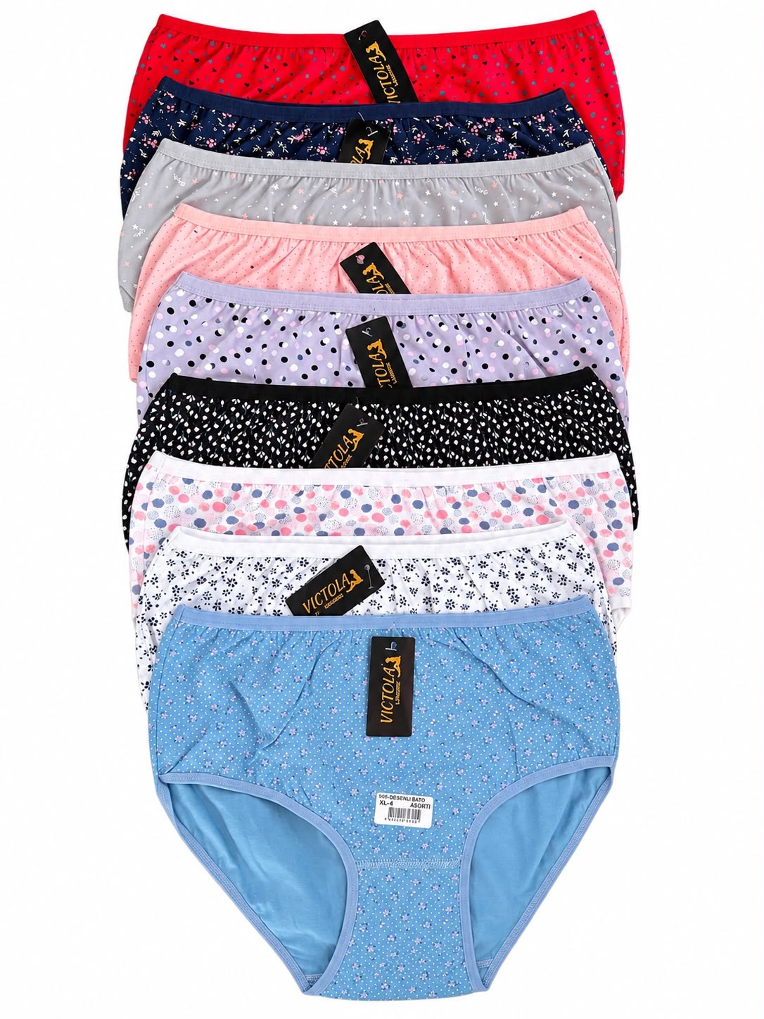 VİCTOLA 12Lİ BAYAN DESENLİ ÇAMAŞIR