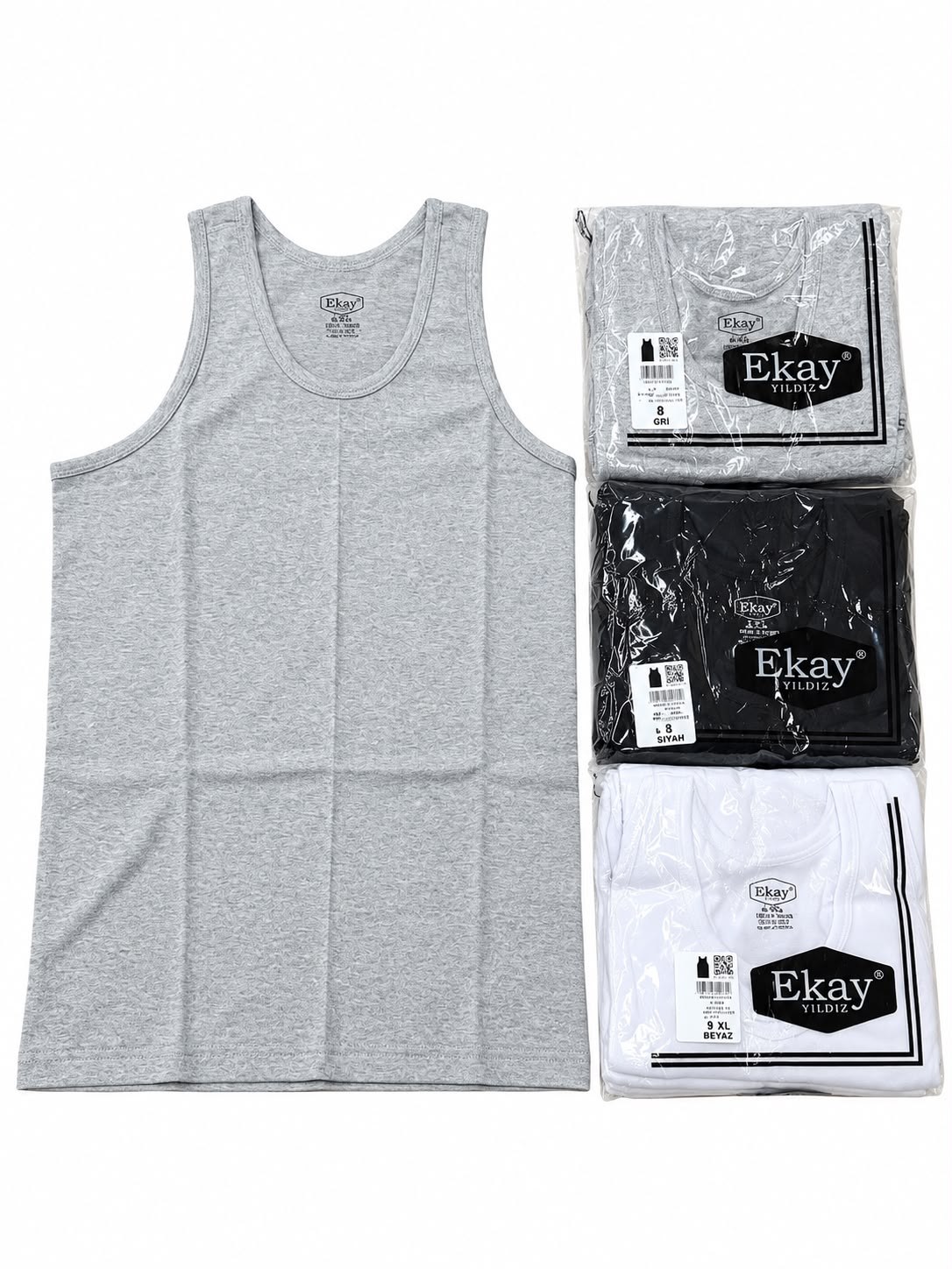 EKAY MARKA 12Lİ ERKEK ATLET