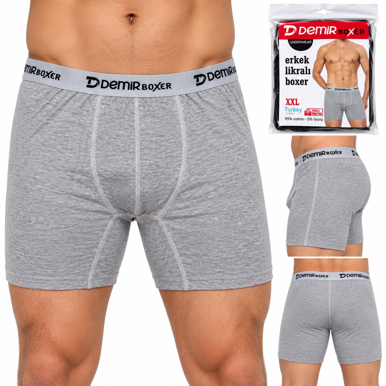 DEMİR MARKA 12Lİ ERKEK BOXER
