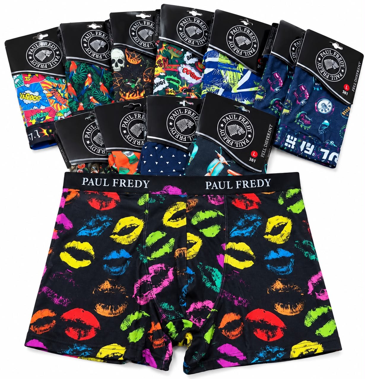 PAUL FREDY 6LI ERKEK DİJİTAL BASKI BOXER