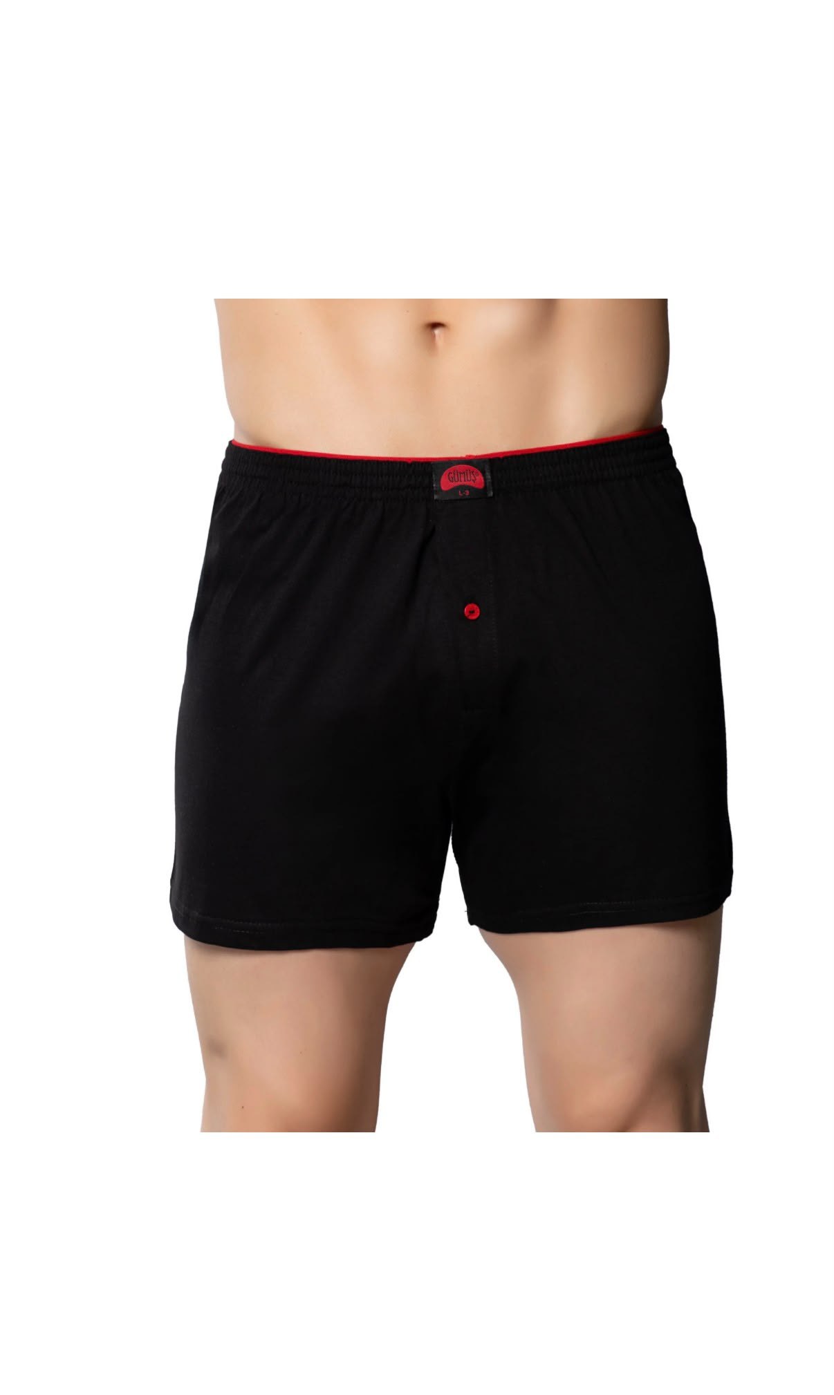 GÜMÜŞ ERKEK 12Lİ PENYE DÜĞMELİ BOXER