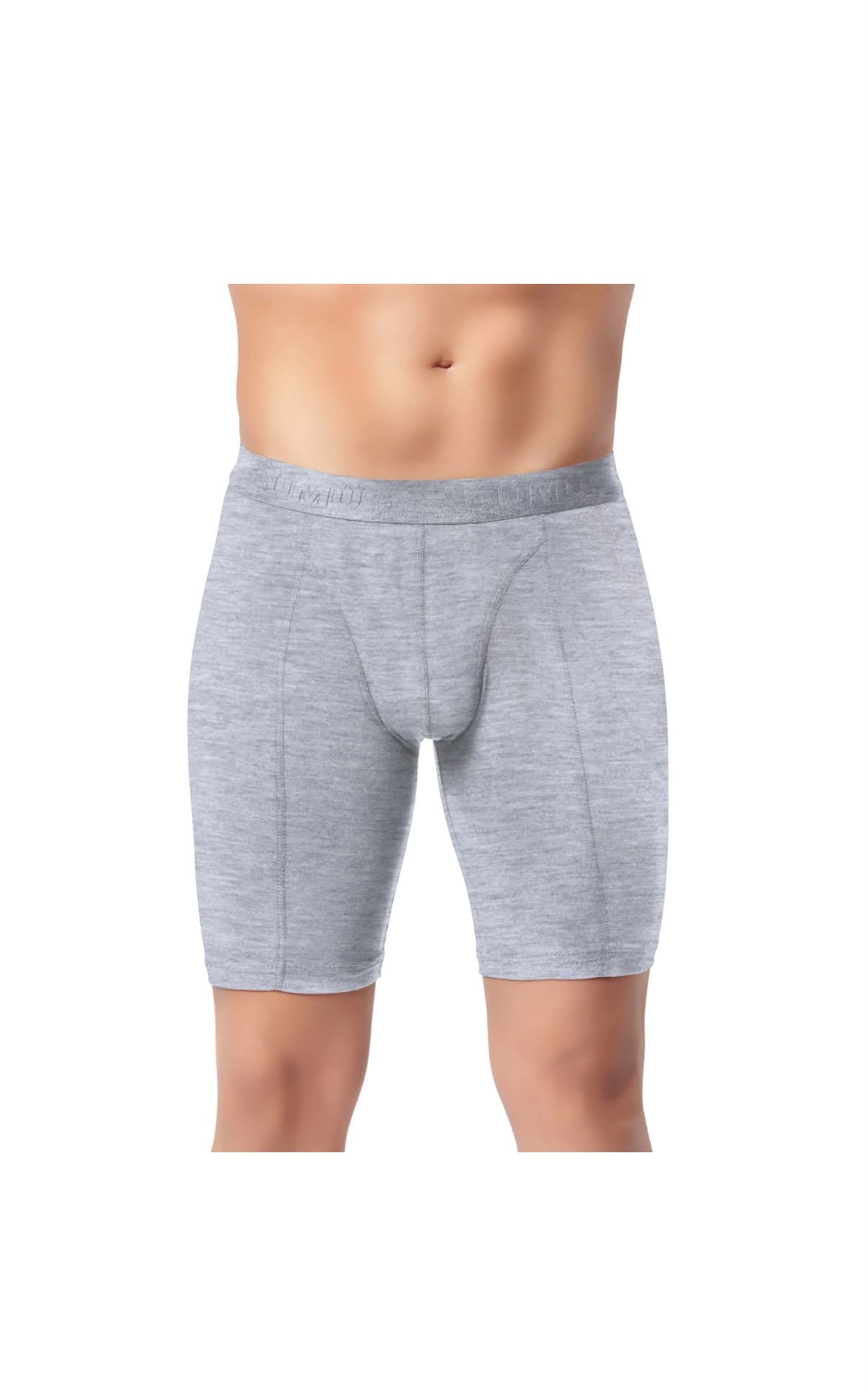 GÜMÜŞ 6LI LİKRALI UZUN BOXER